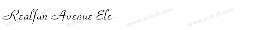 Realfun Avenue Ele字体转换